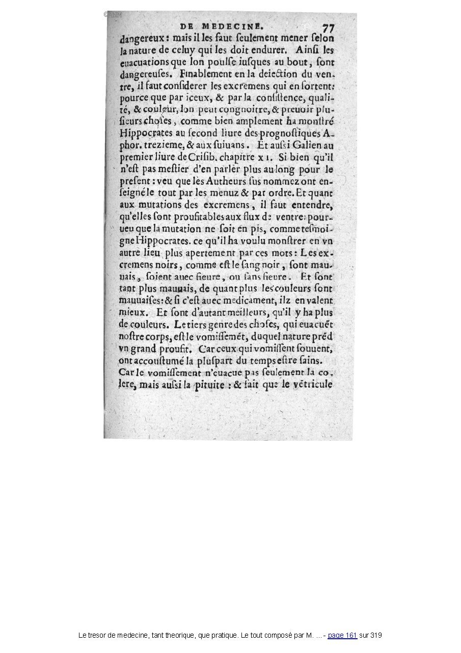 1560 - Pierre et Jan Moine - Trésor de médecine - Université Paris Cité