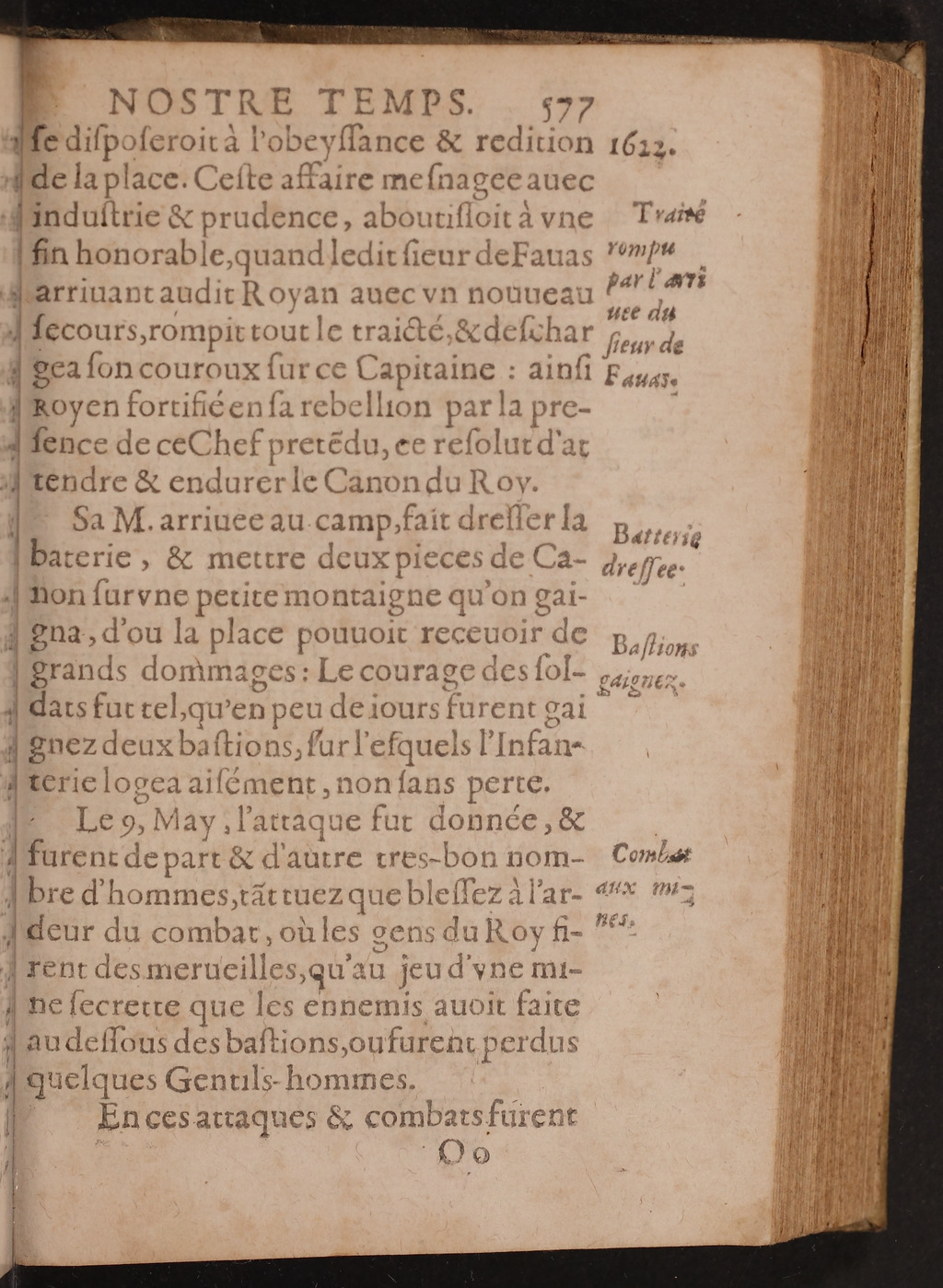 1626 - Joseph Bouillerot - Trésor de l’histoire générale de notre temps - BnF Arsenal