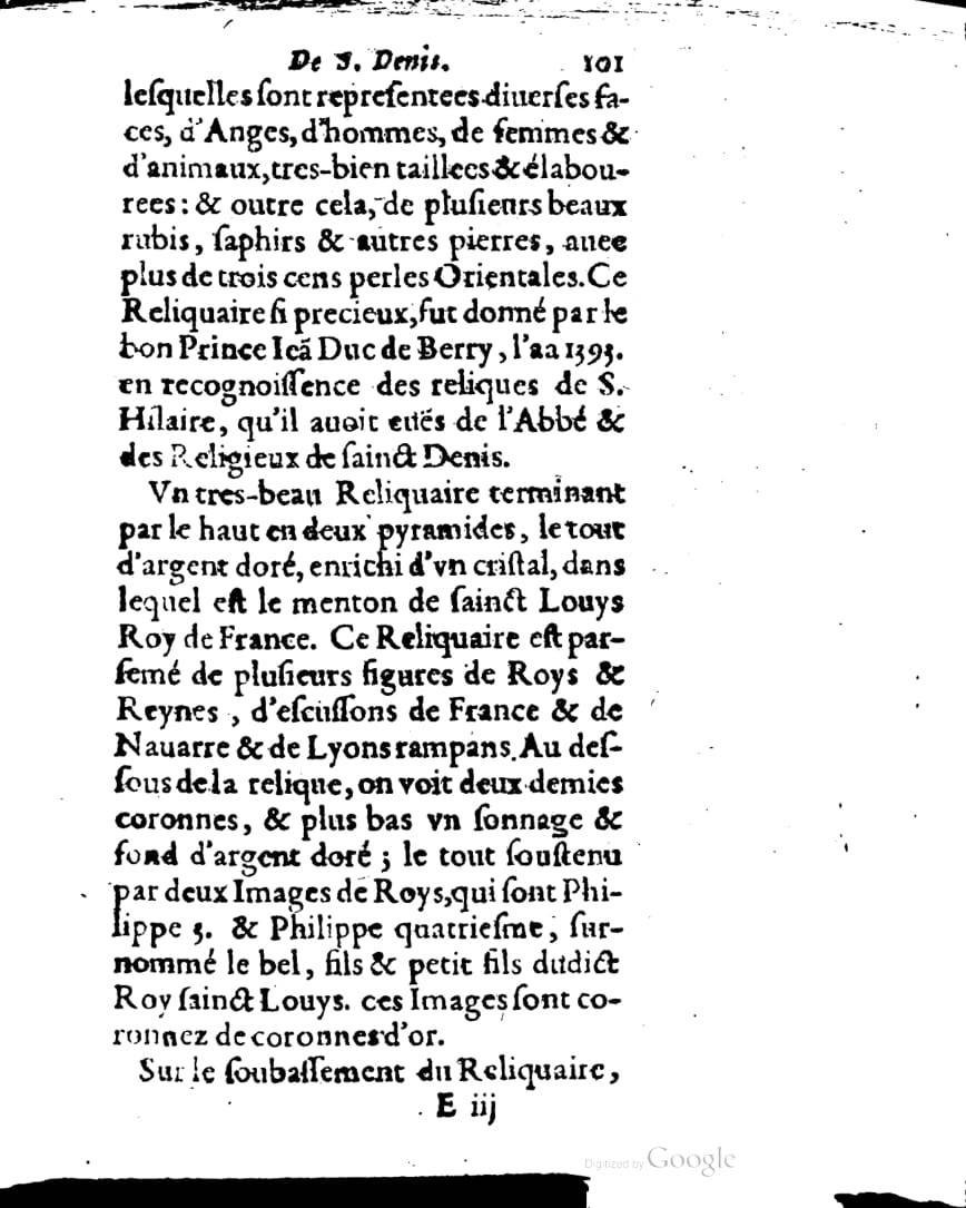 1636 - Jean Billaine - Trésor sacré ou inventaire des saintes reliques - British Library