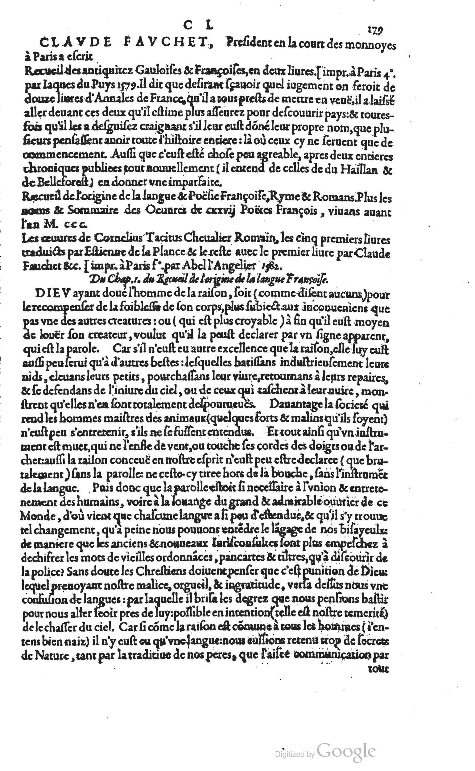 1585 - Barthélemy Honorat - Bibliothèques françaises - BSB Munich