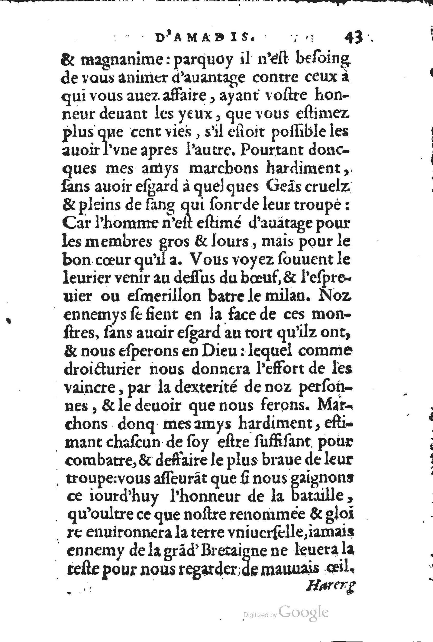 1560 - Jean d’Ogerolles et Gabriel Cotier Lyon - Trésor des Amadis - BSB Munich