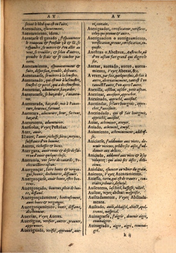 1607 - Marc Orry - Trésor des deux langues espagnole et française (Première et Seconde parties) - ÖNB Wien