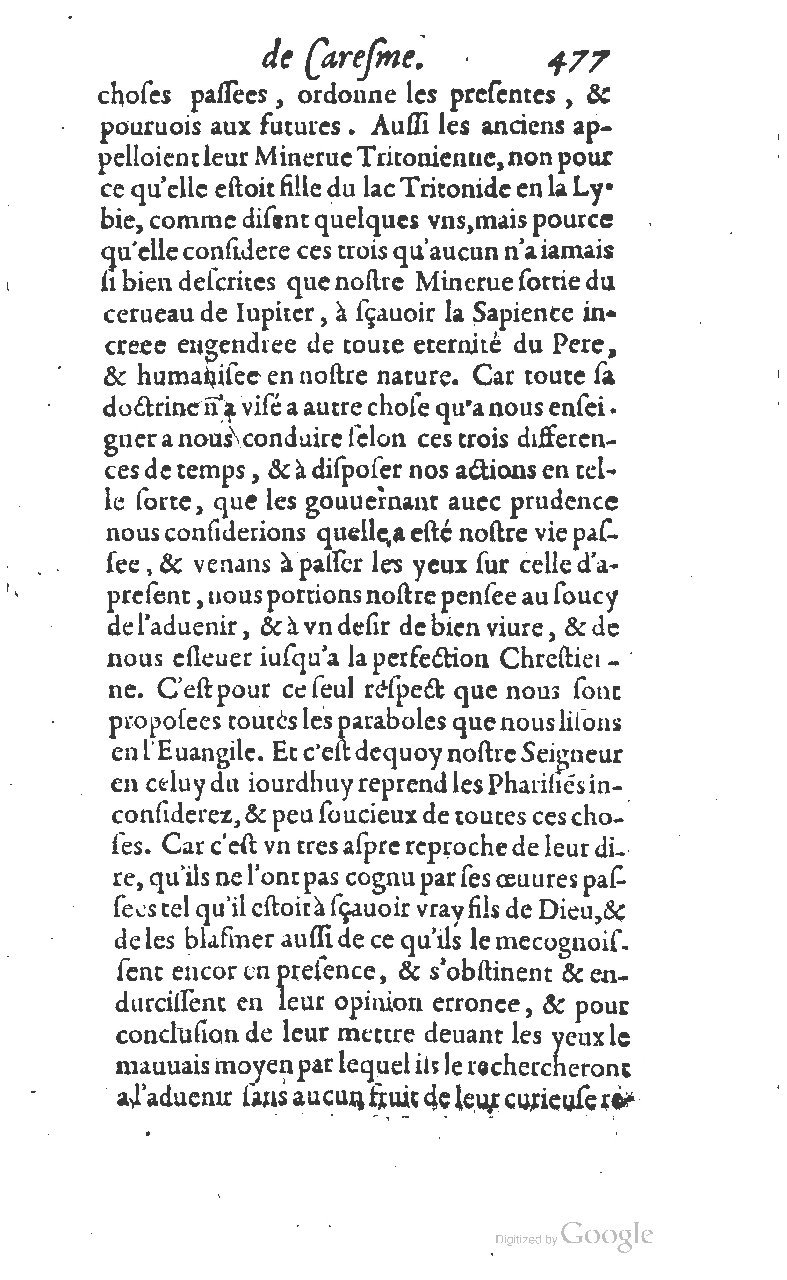 1607 - Nicolas Du Fossé - Trésor quadragésimal - T 01 - BM Lyon