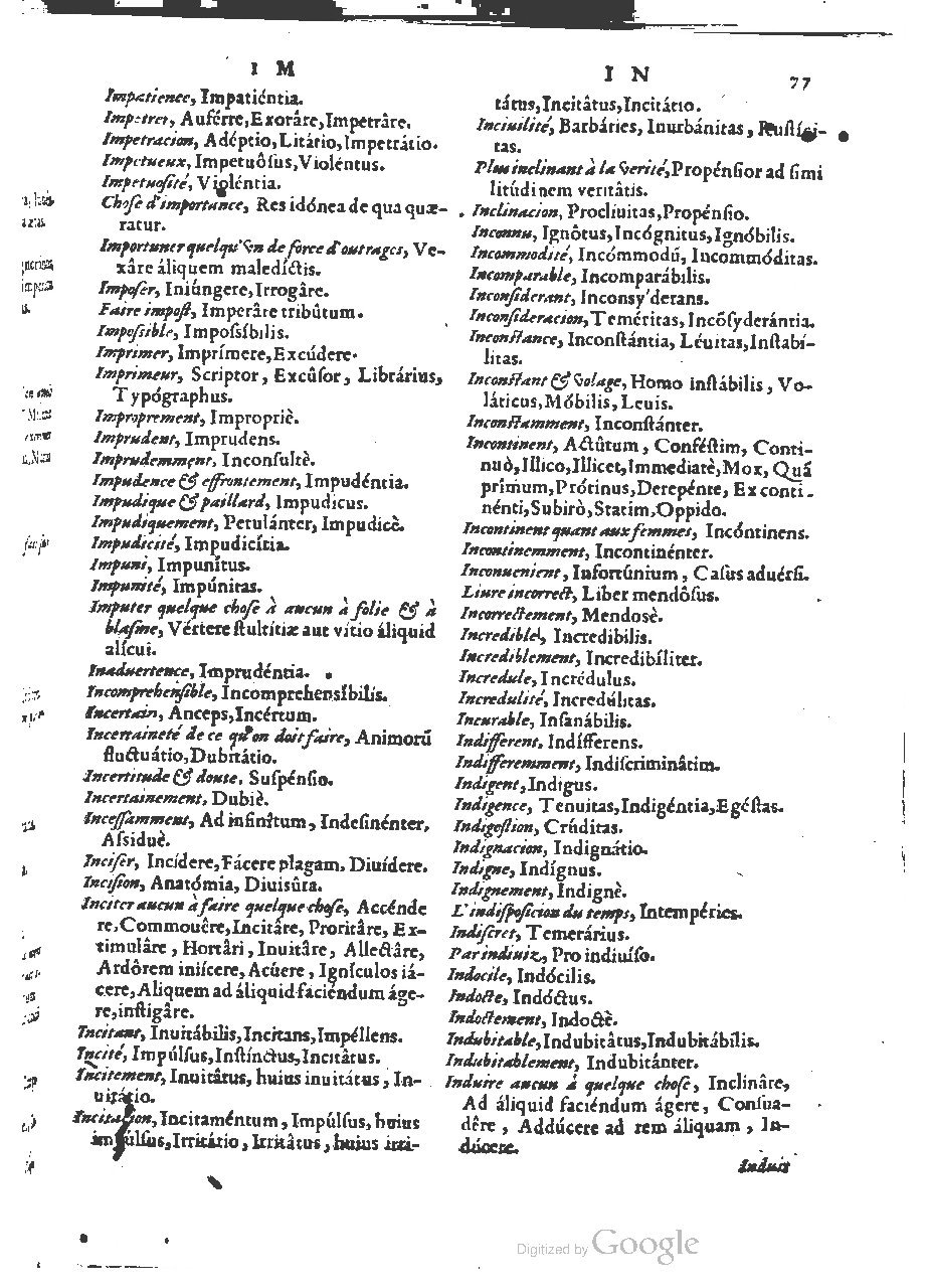 1564 - Henri Hylaire et Louis Cloquemin - Trésor des mots et traits français - BSB Munich