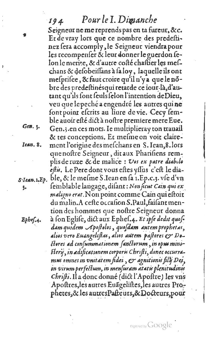 1607 - Nicolas Du Fossé - Trésor quadragésimal - T 01 - BM Lyon