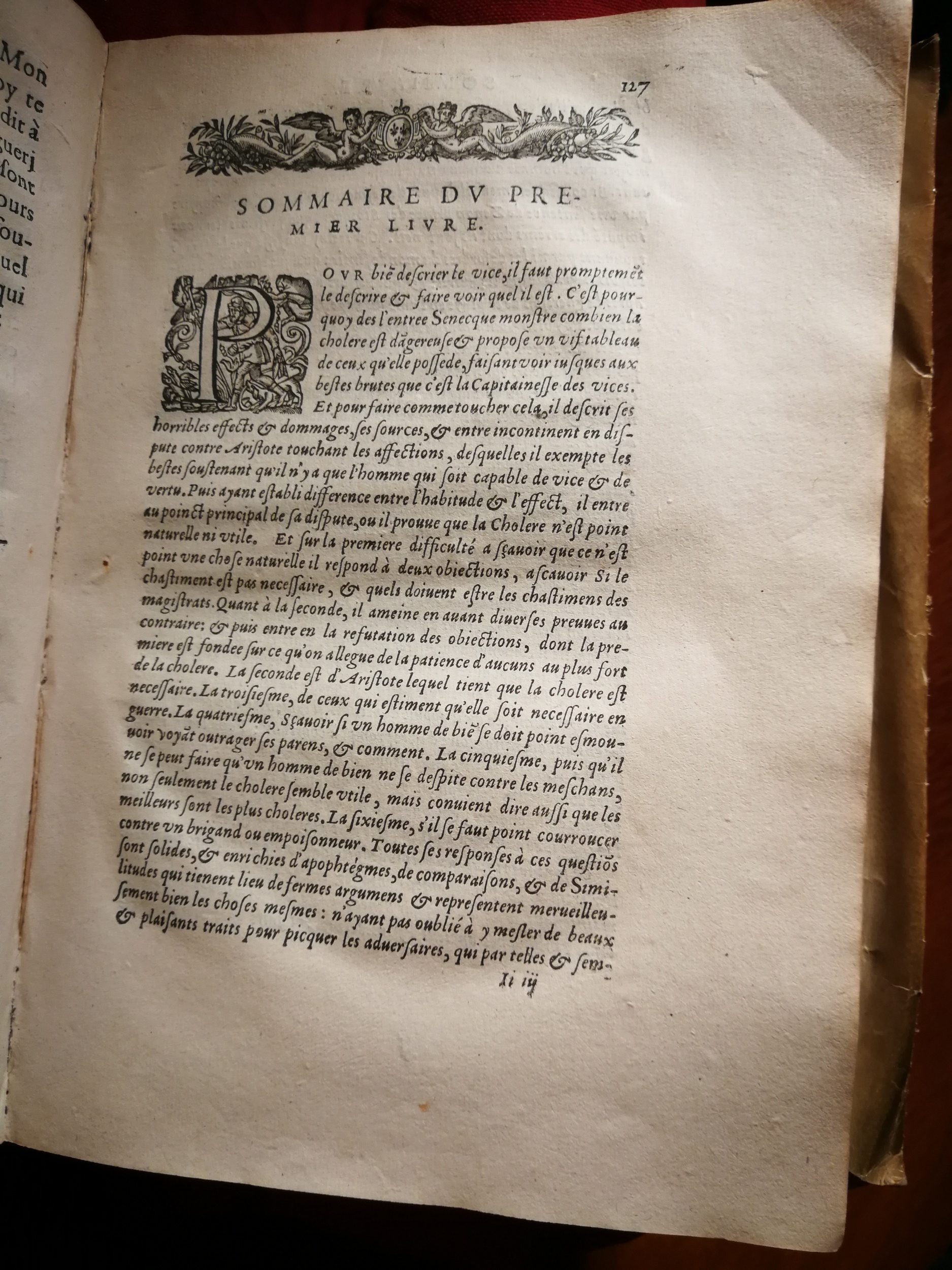 1595 - Jean Houzé - Œuvres morales et mêlées de Sénèque, Trésor de philosophie morale - T. 1 - BnF 1595 - Jean Houzé - Œuvres morales et mêlées de Sénèque, Trésor de philosophie morale - T. 1 - BnF
