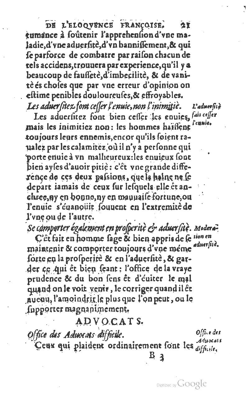1610 - Louis Coste - Trésor de l’éloquence française (Seconde partie) - BM Lyon