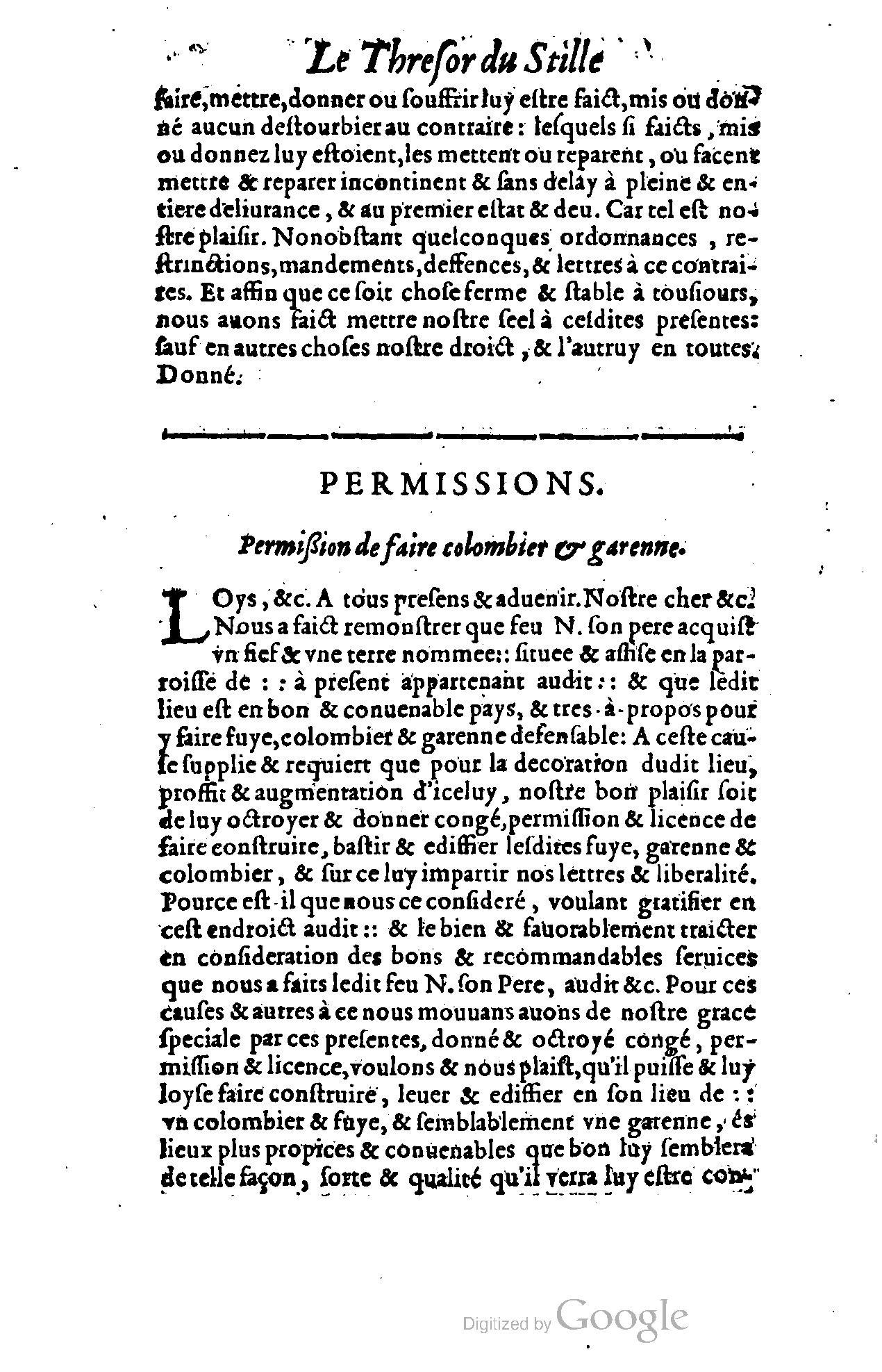 1614 - Jean Richer - Trésor du nouveau style et protocole de la chancellerie de France - BSB Munich