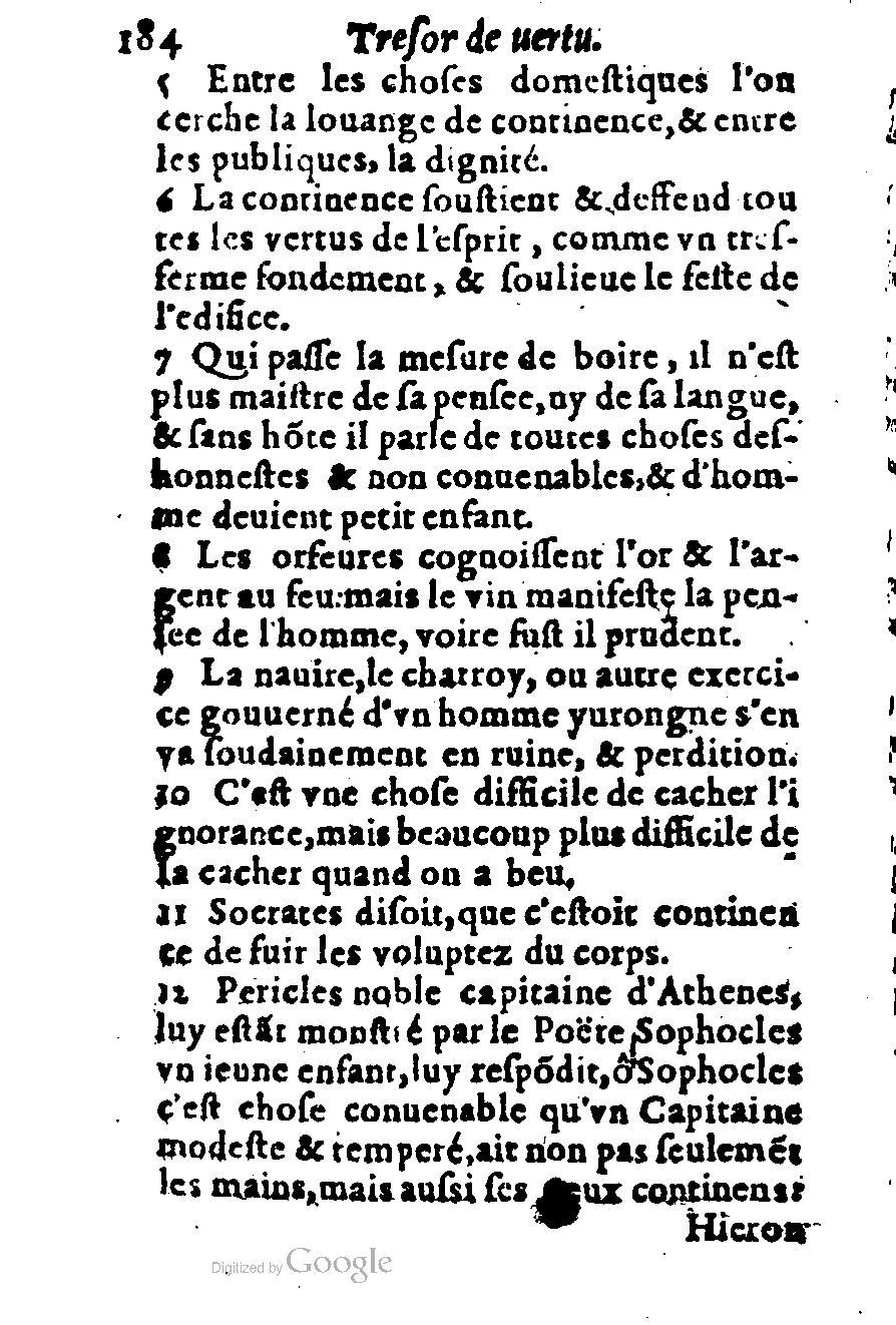 1576 - Benoît Rigaud - Trésor de vertu - British Library 1576 - Benoît Rigaud - Trésor de vertu - British Library