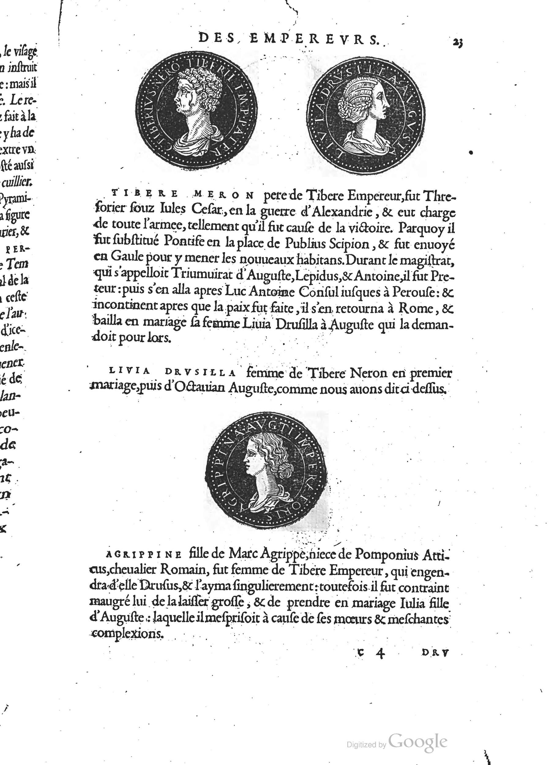 1553 - Jacopo Strada et Thomas Guérin - Épitome du Trésor des antiquités - Prague