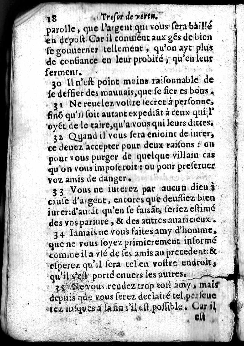 1592  - Giorgio Marescotti - Trésor de vertu - Arezzo