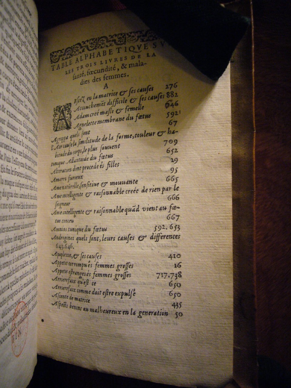 1585 - Jacques du Puis - Trésor des remèdes secrets pour les maladies des femmes - BnF