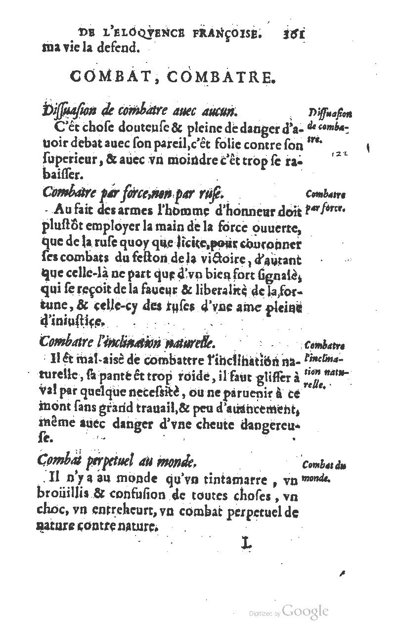 1610 - Louis Coste - Trésor de l’éloquence française (Seconde partie) - BM Lyon