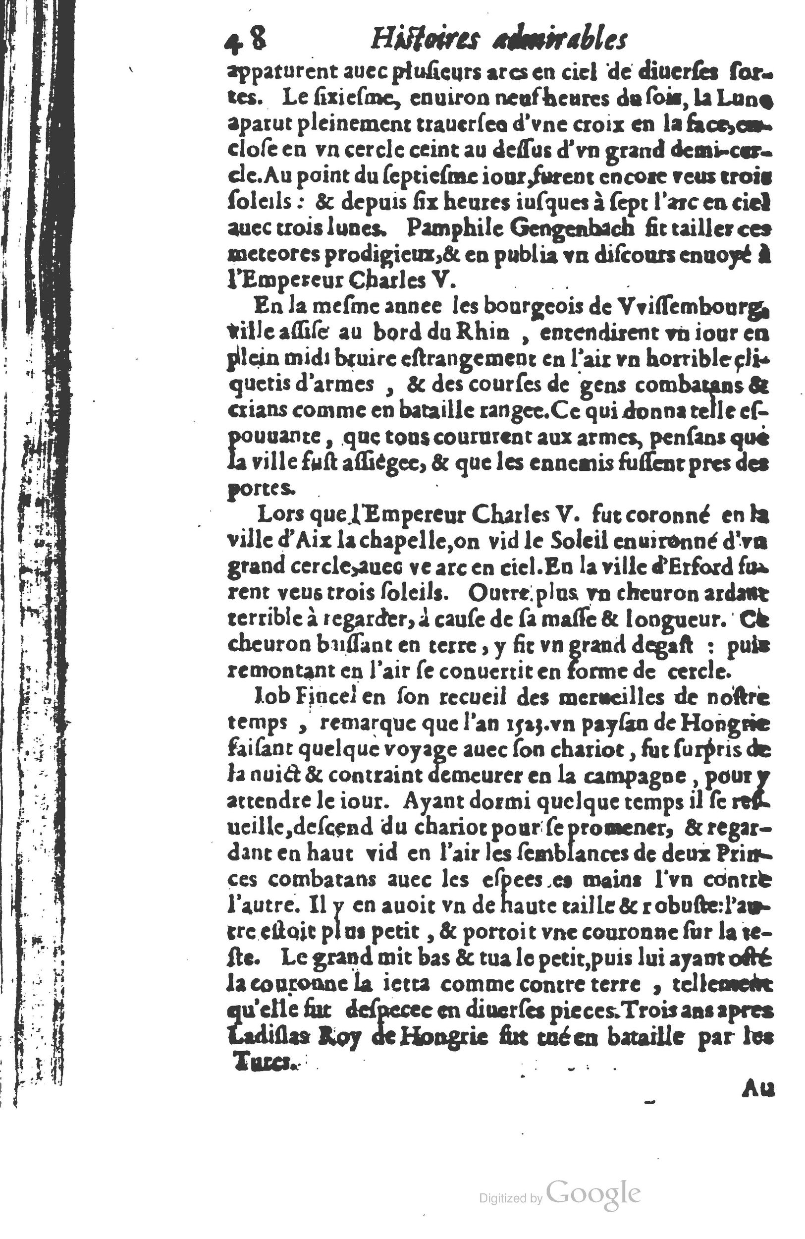1610 - Paul Marceau - Trésor d’histoires admirables et mémorables - Princeton 1610 - Paul Marceau - Trésor d’histoires admirables et mémorables - Princeton
