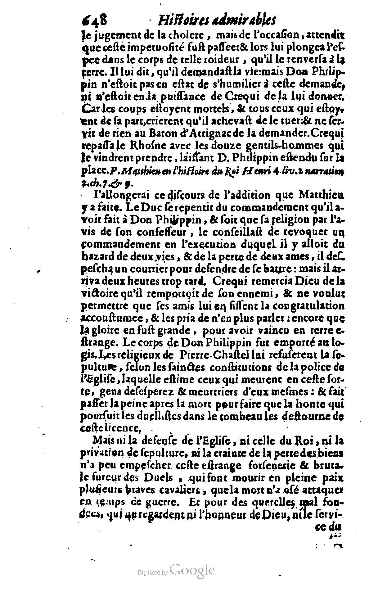 1628 - Jacques Crespin - Trésor d’histoires admirables et mémorables - BSB Munich