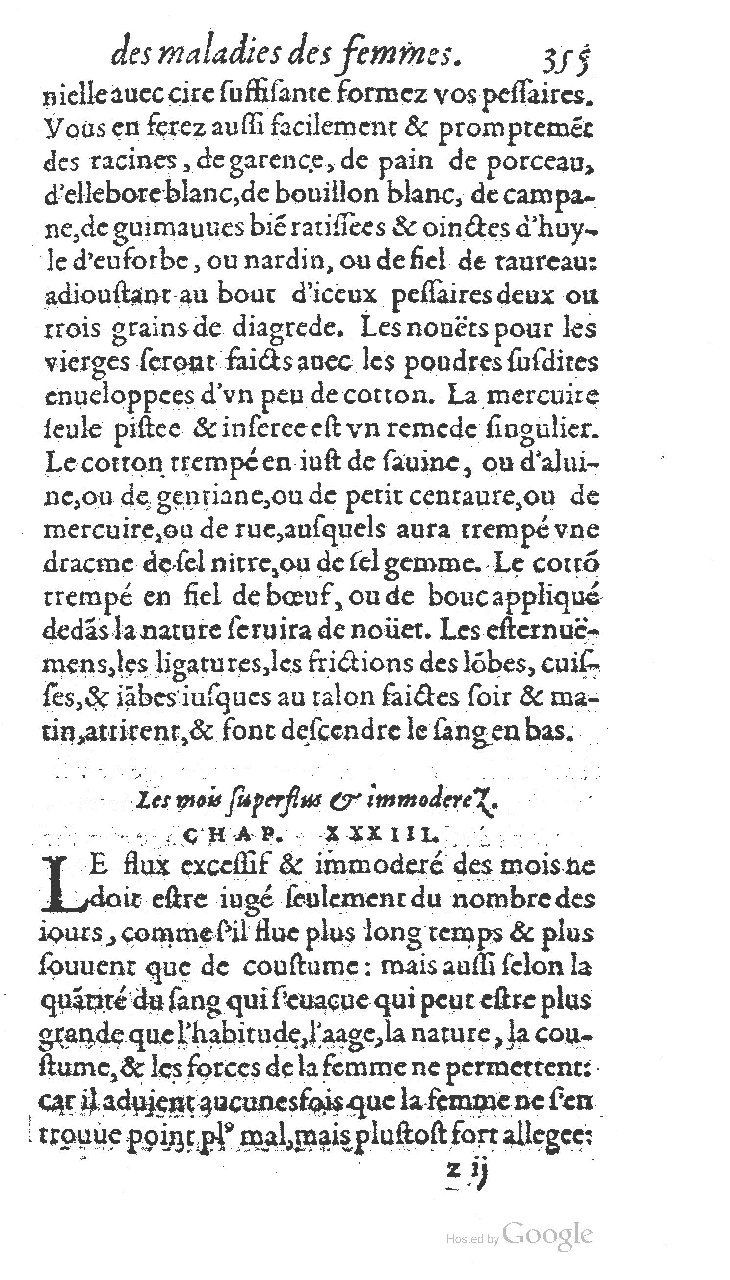 1585 - Jacques du Puis - Trésor des remèdes secrets pour les maladies des femmes - BnF 1585 - Jacques du Puis - Trésor des remèdes secrets pour les maladies des femmes - BnF