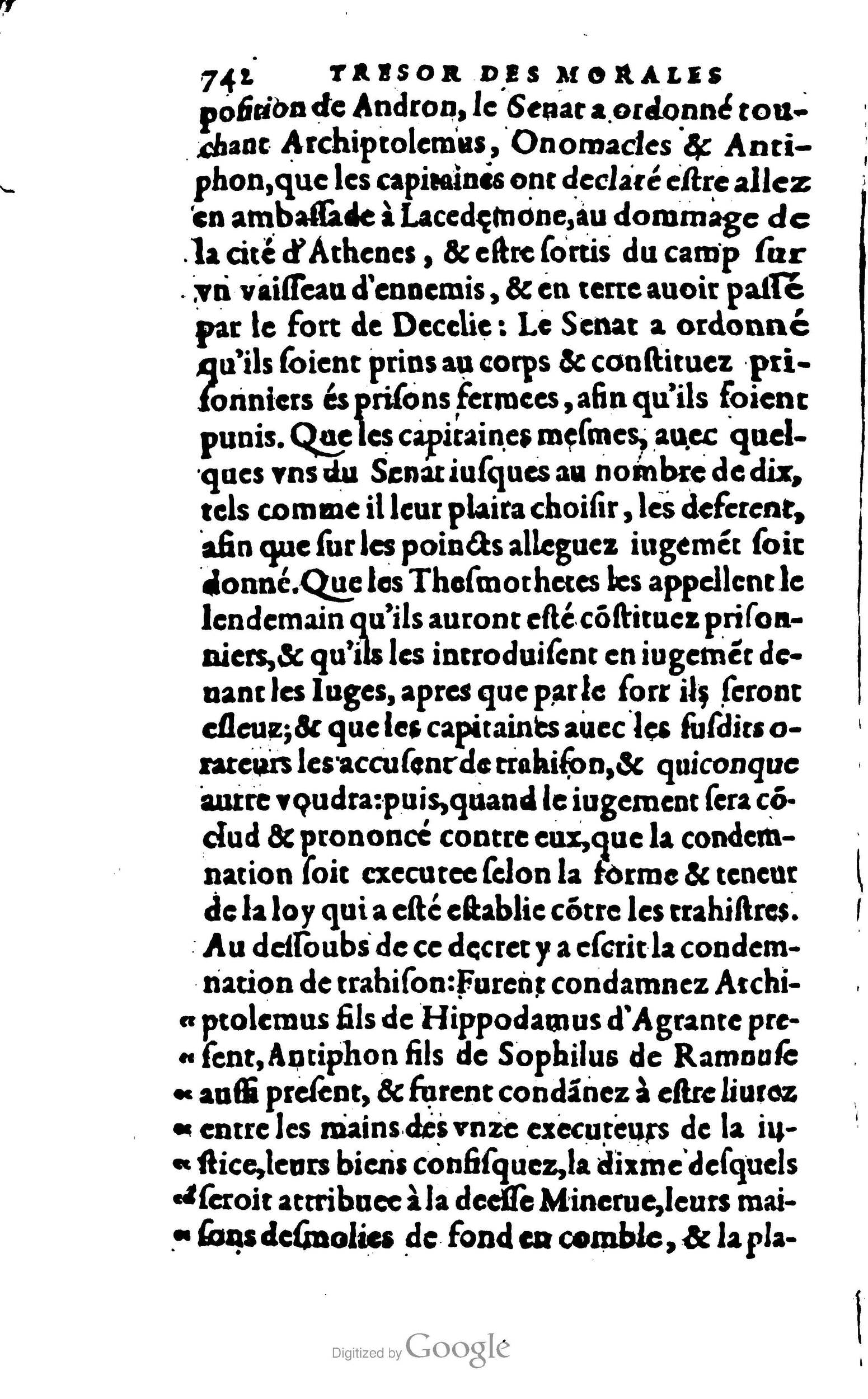 1578 - Jean Poupy - Trésor des morales de Plutarque - BSB Munich