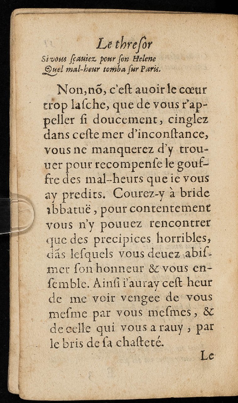 1597 - Thibaud Ancelin - Trésor d’amour - Stuttgart