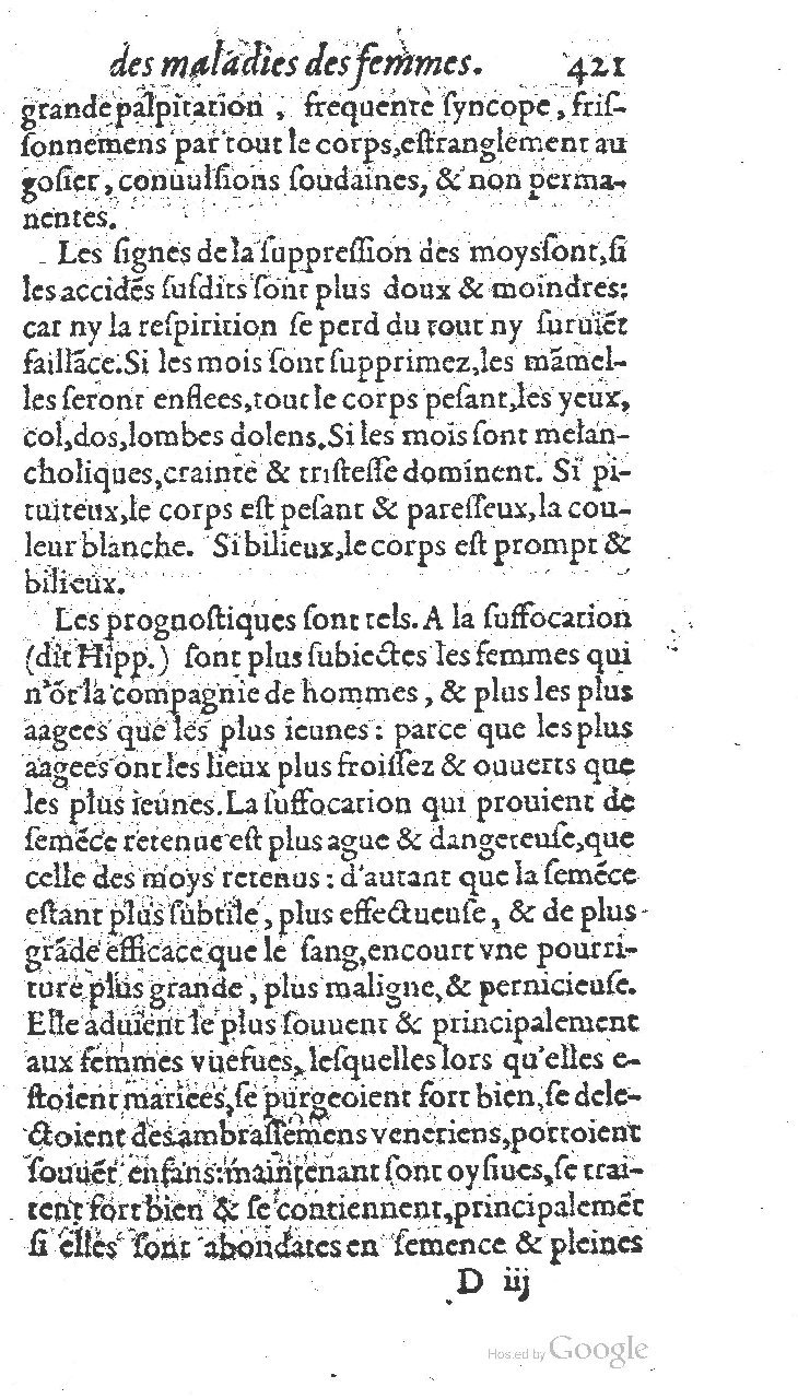 1585 - Jacques du Puis - Trésor des remèdes secrets pour les maladies des femmes - BnF