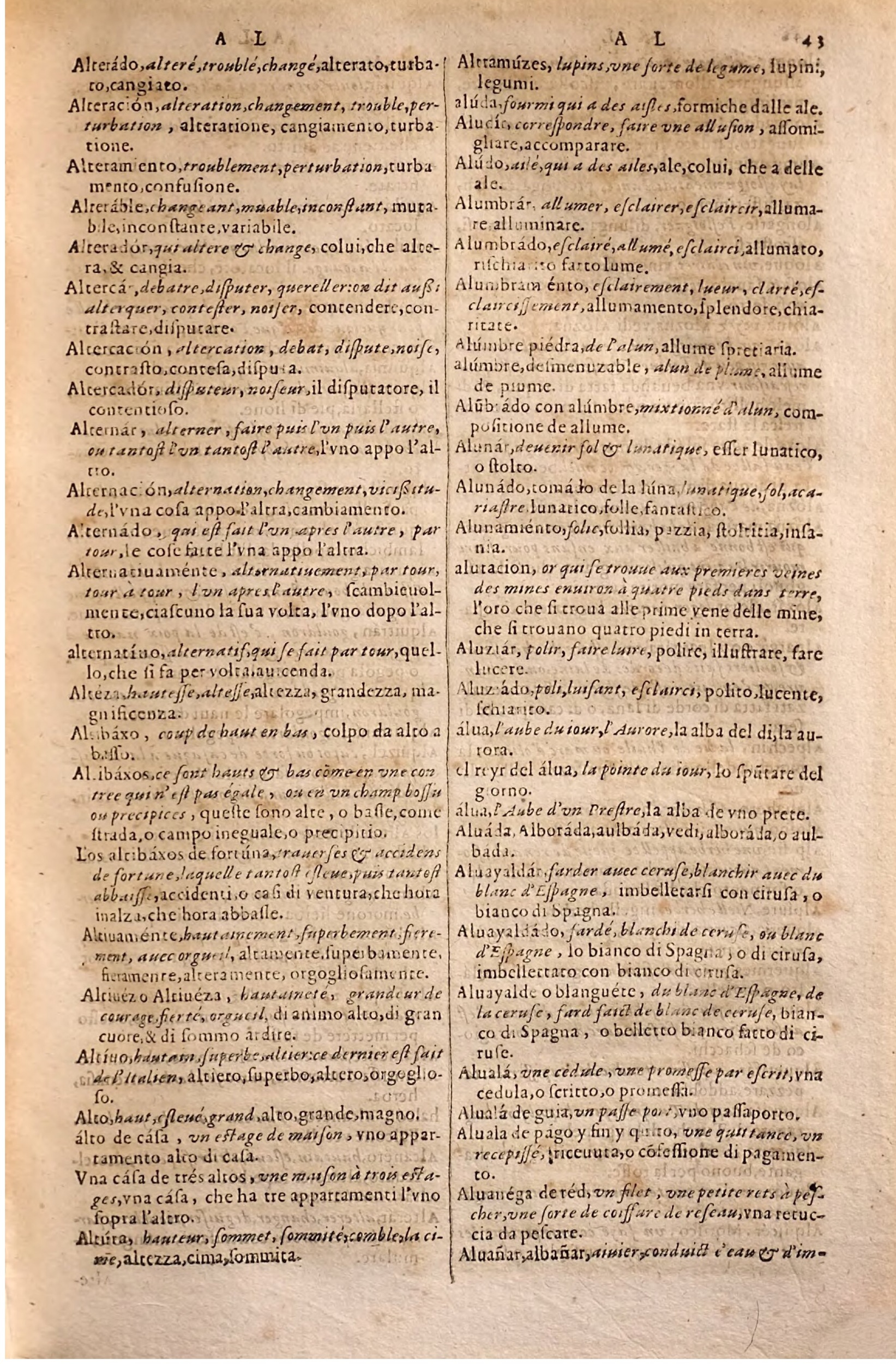 1627 - Jacques Crespin - Trésor des trois langues - Regensburg