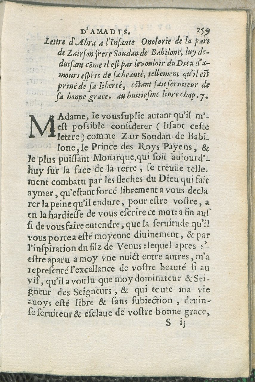 1559 - Pierre Regnard - Trésor des Amadis - Det KLG Copenhague