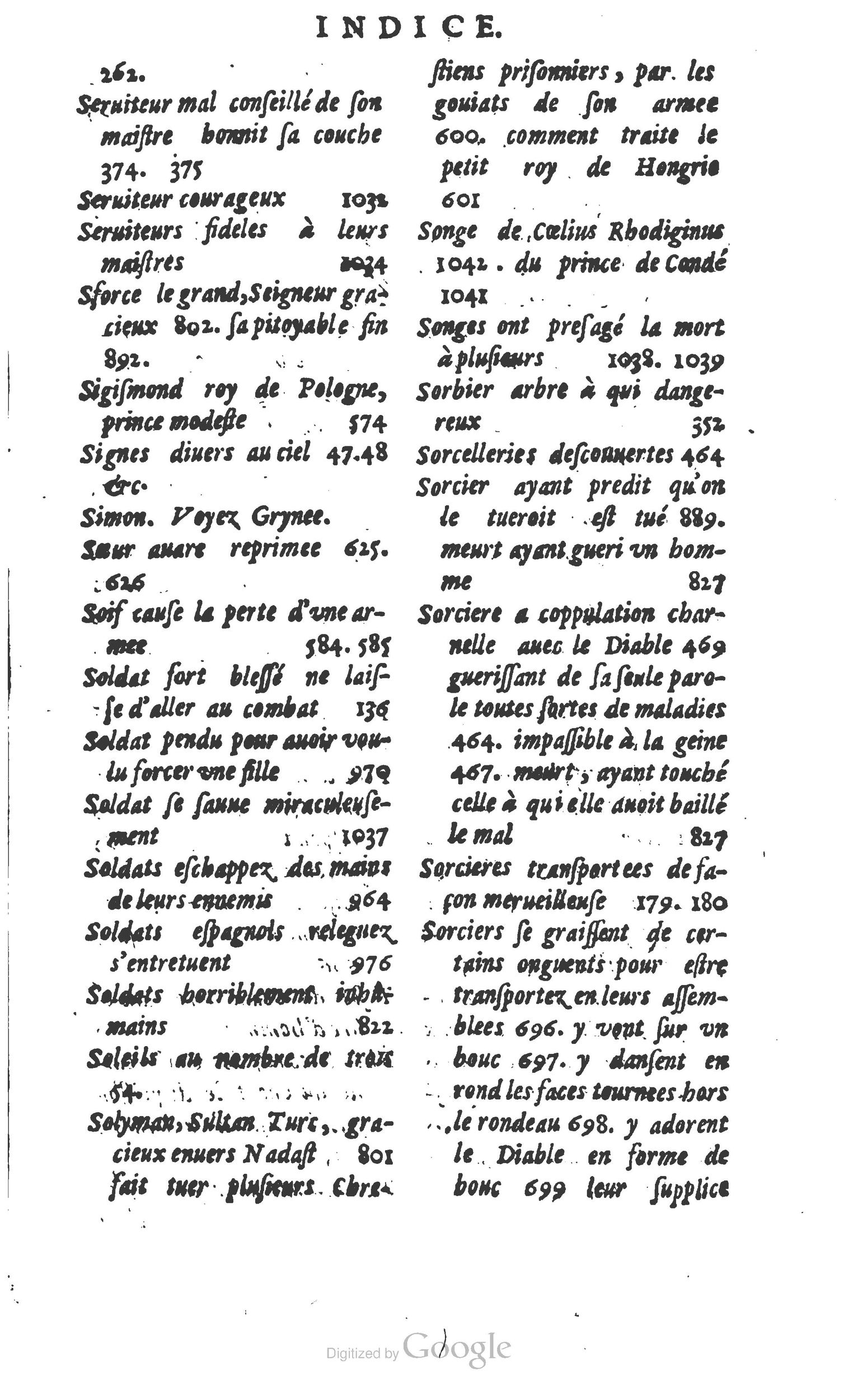 1610 - Paul Marceau - Trésor d’histoires admirables et mémorables - Princeton