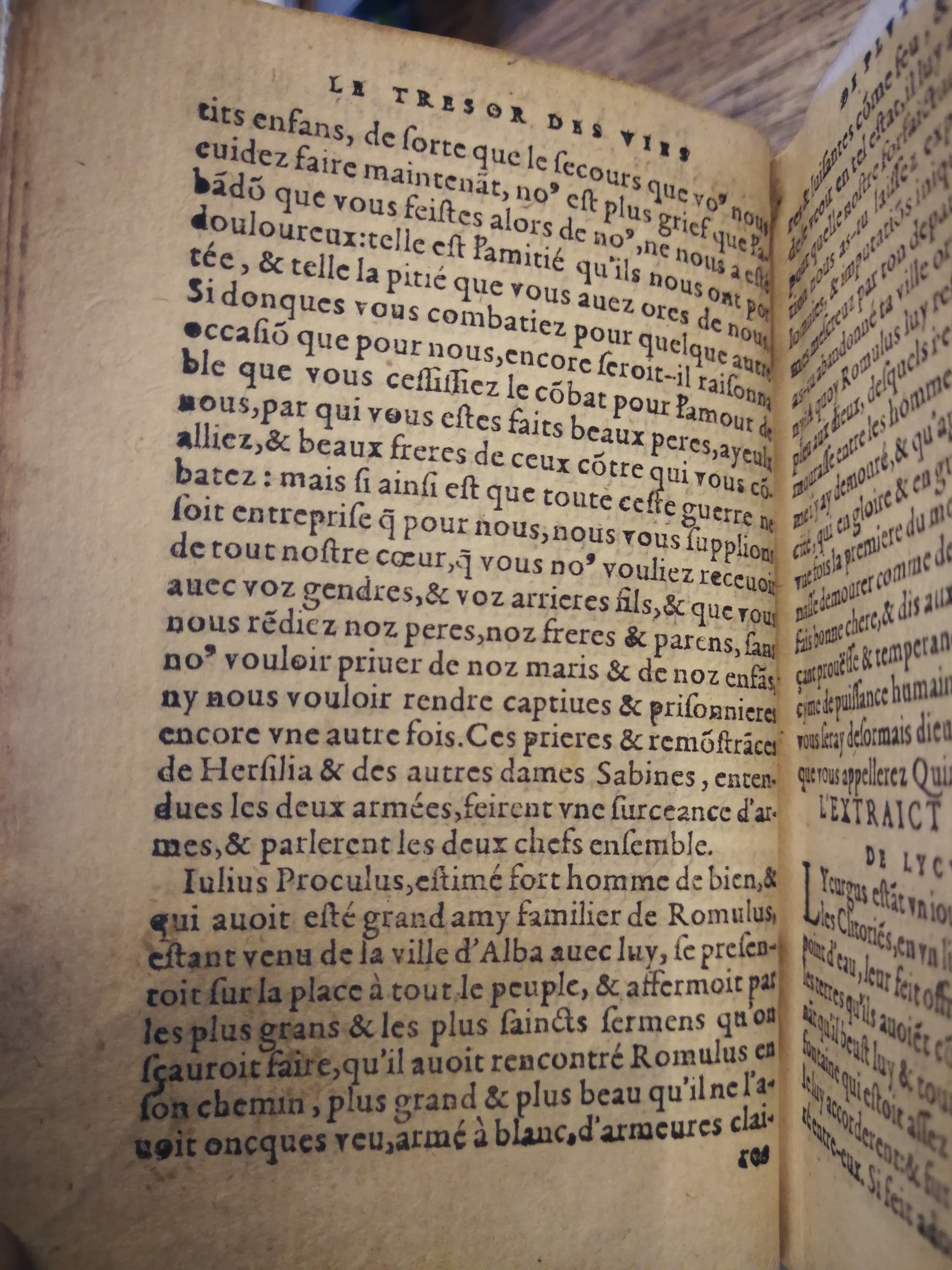 1569 - Benoît Rigaud - Trésor des vies de Plutarque - BNC Florence