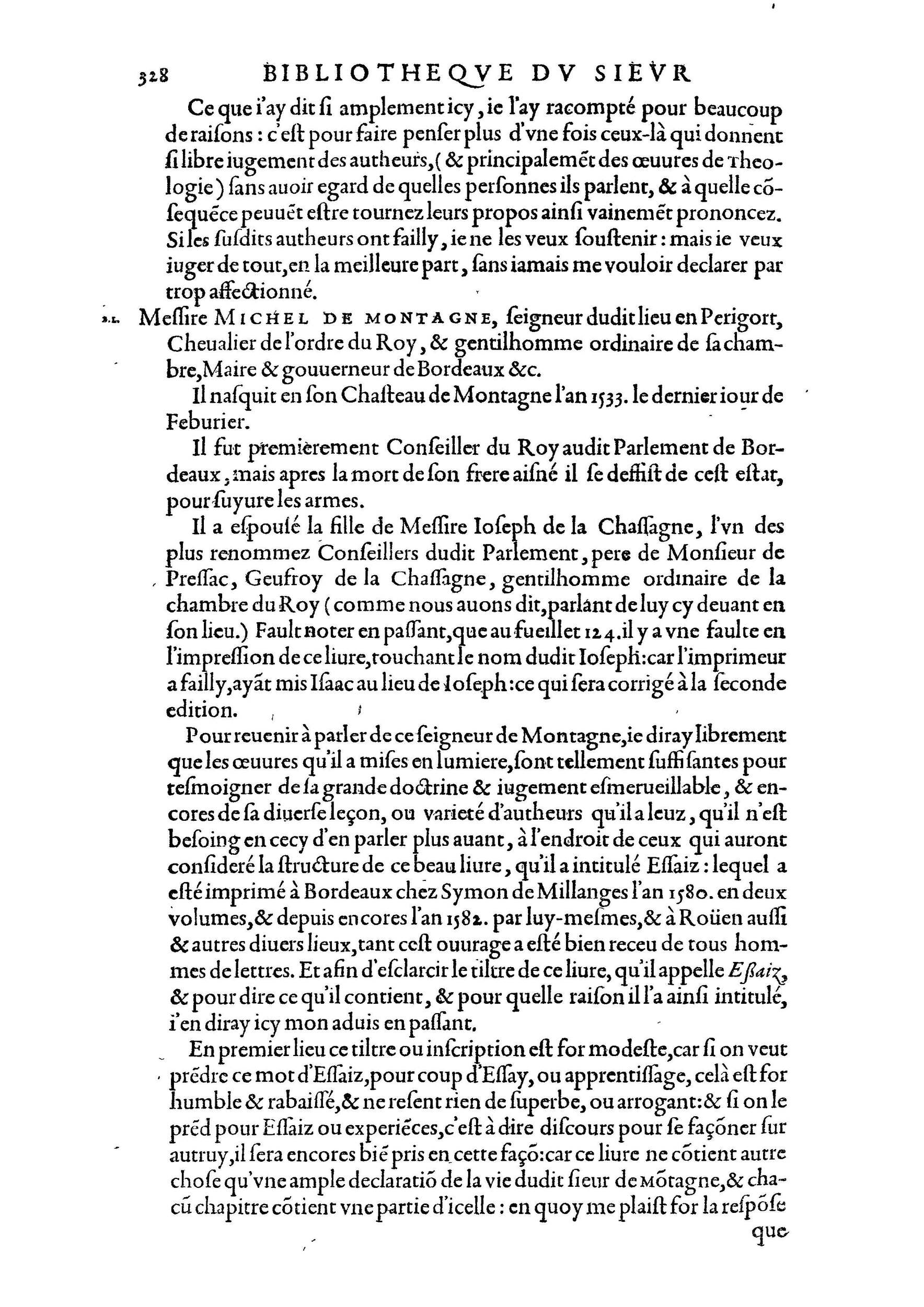 1584 - Abel L&#039;Angelier - Bibliothèques françaises - BnF