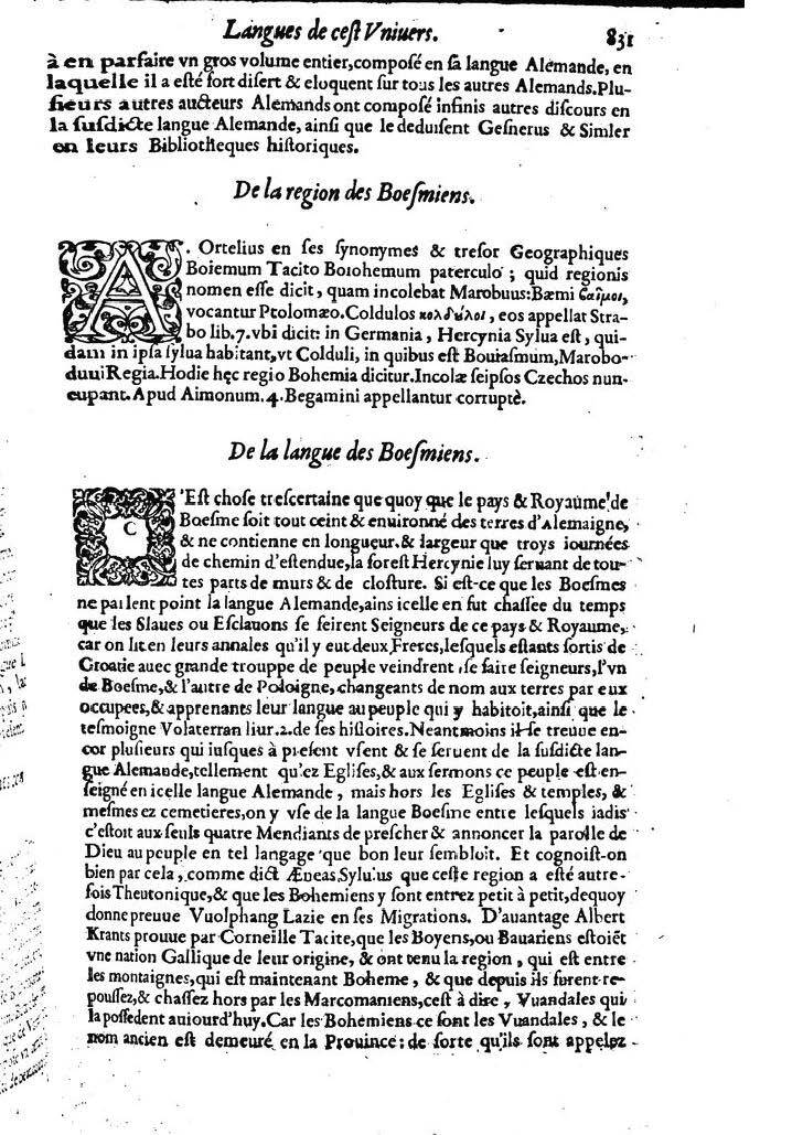 1613 - Matthieu Berjon - Trésor de l’histoire des langues de cet univers - BM Lyon
