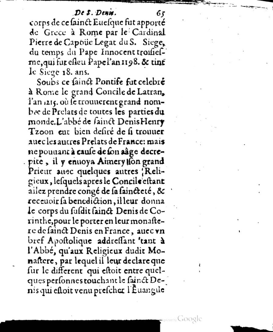 1636 - Jean Billaine - Trésor sacré ou inventaire des saintes reliques - British Library