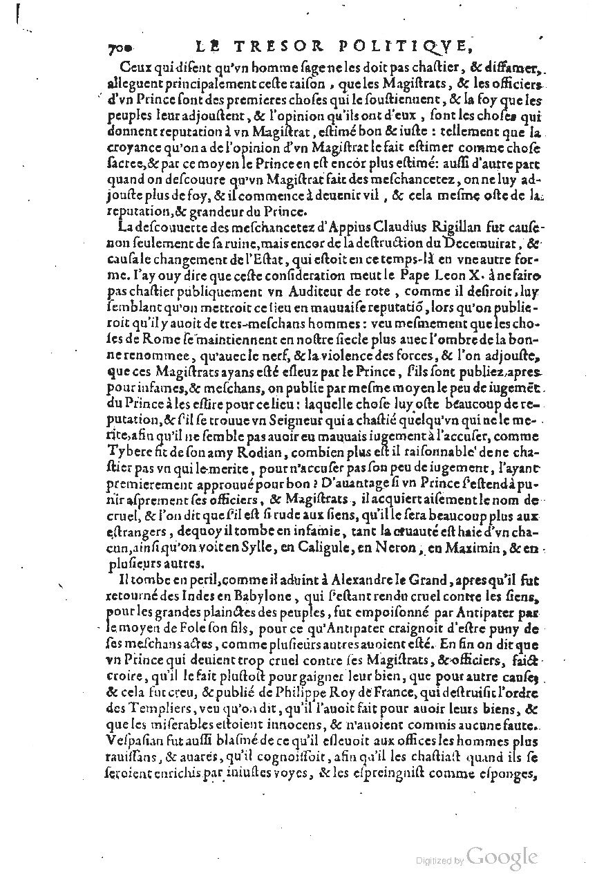 1611 - Pierre Chevalier - Trésor politique - UGent
