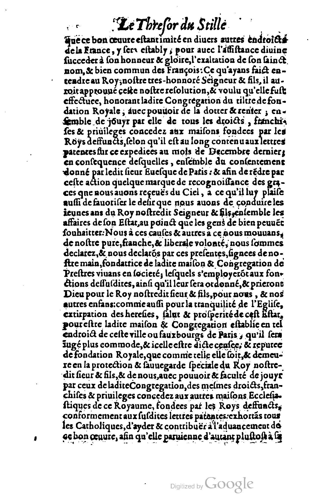 1614 - Jean Richer - Trésor du nouveau style et protocole de la chancellerie de France - BSB Munich