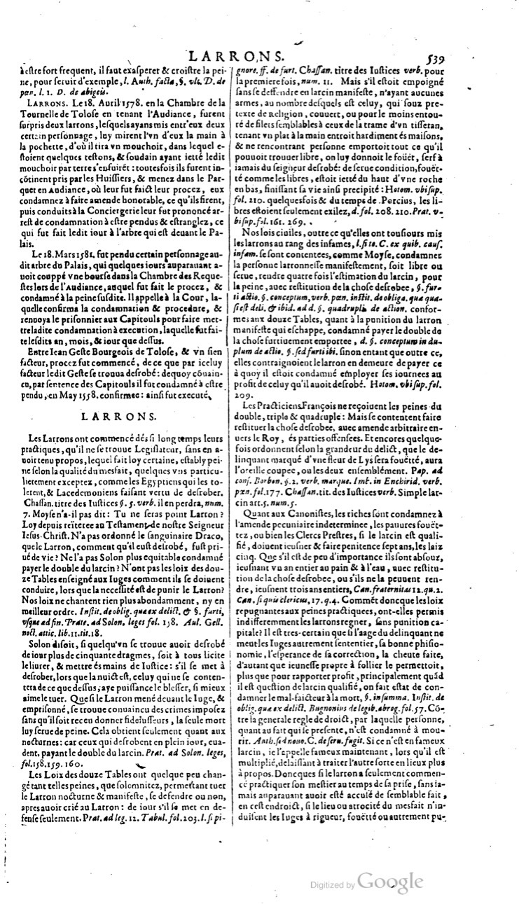 1629 - Veuve Nicolas Buon - Trésor du droit français (21754 T. 2) - BM Lyon