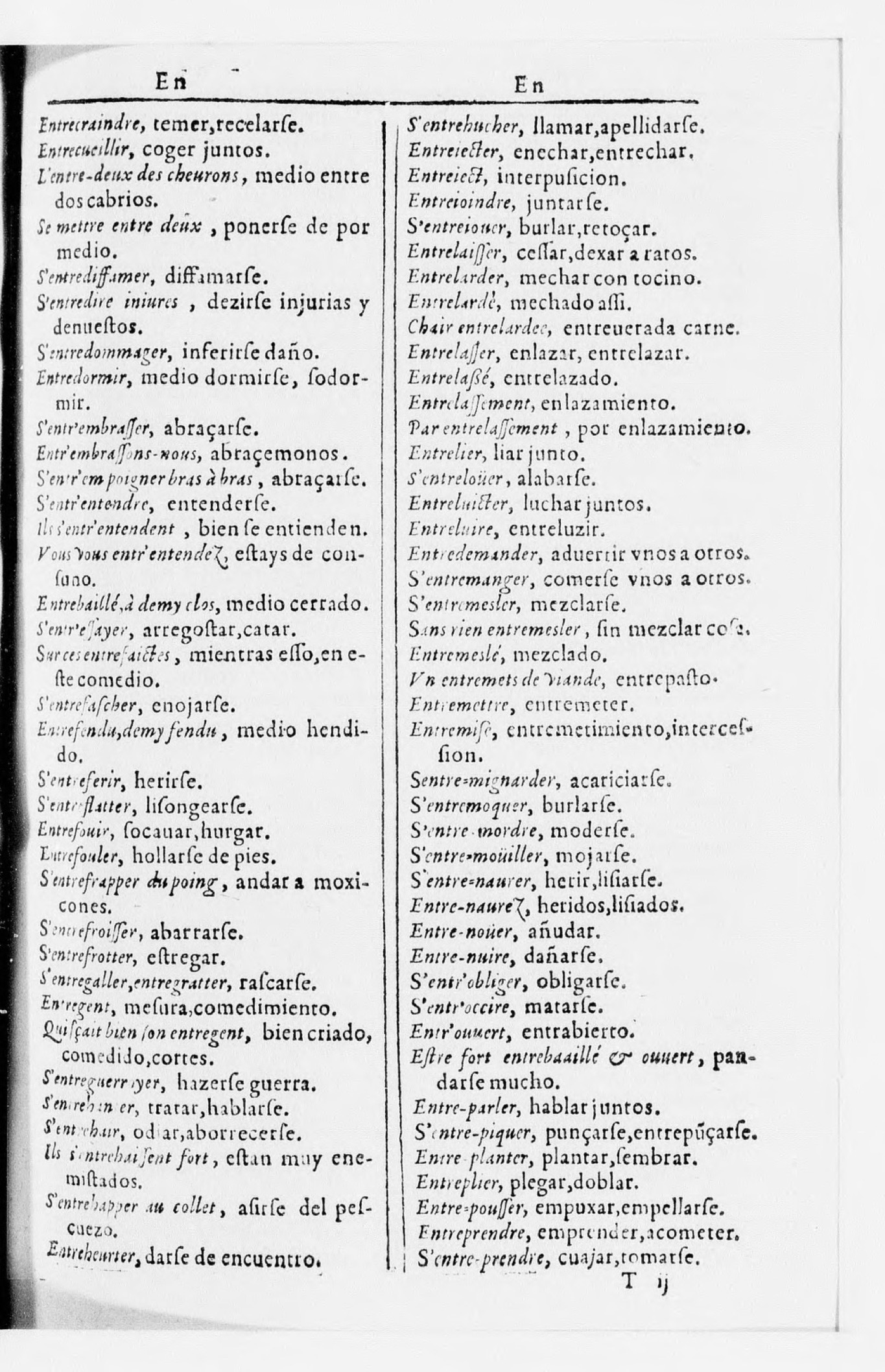 1616 - Veuve Marc Orry - Trésor des deux langues espagnole et française (Seconde partie) - BnF 1616 - Veuve Marc Orry - Trésor des deux langues espagnole et française (Seconde partie) - BnF