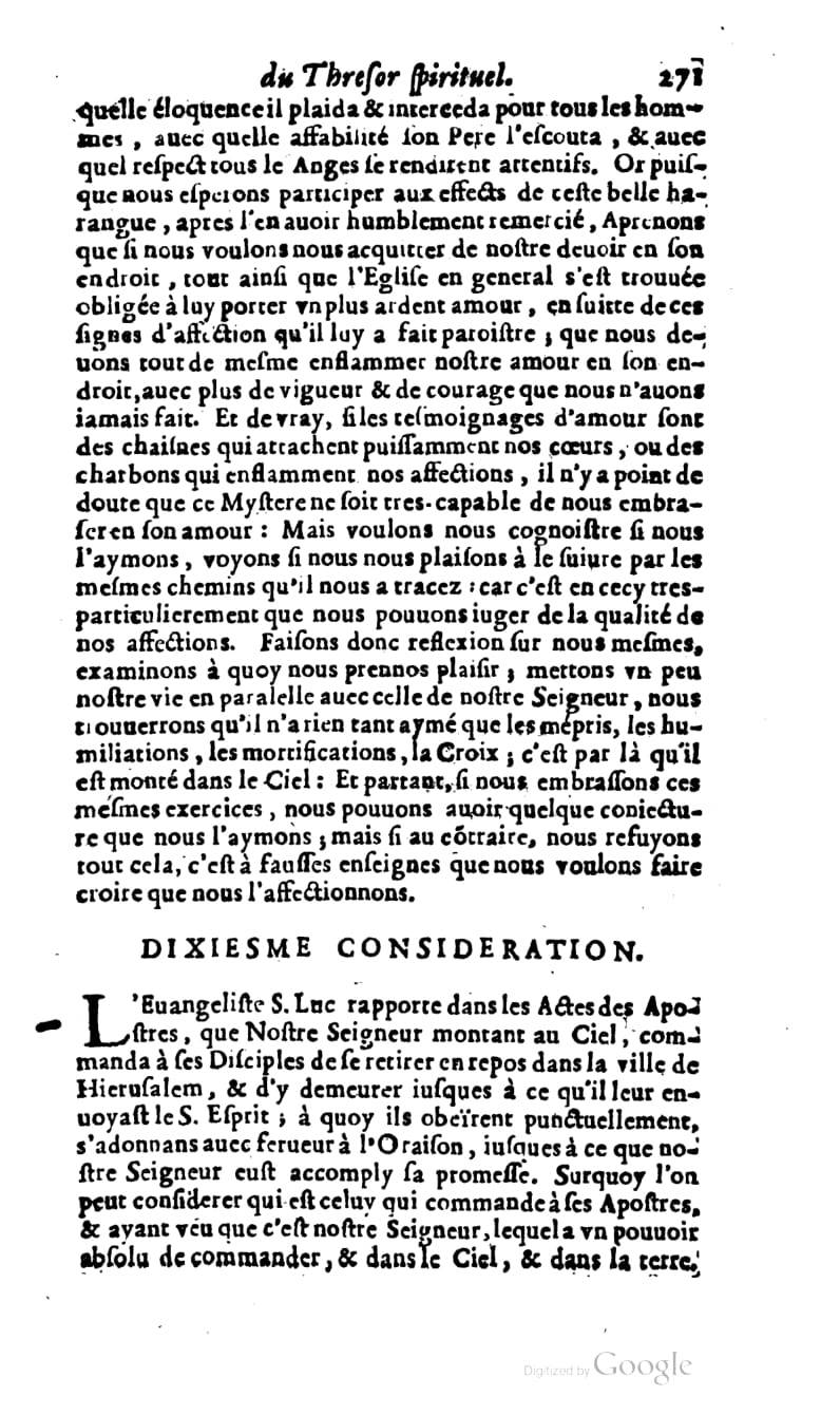 1637 - s.n. - Trésor spirituel des âmes religieuses - BM Lyon