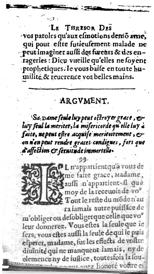 1624 - Nicolas Oudot - Trésor des lettres douces et amoureuses - BNC Florence