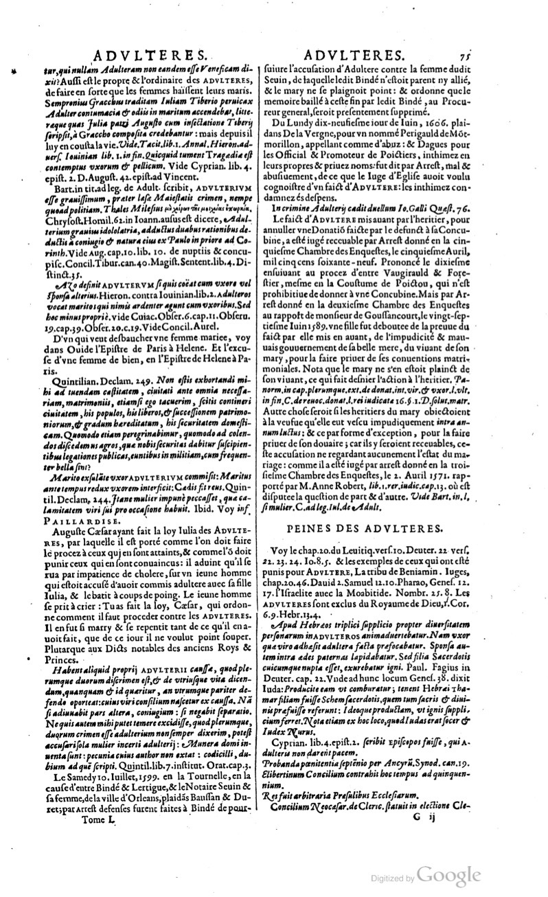 1629 - Veuve Nicolas Buon - Trésor du droit français (21754 T. 1) - BM Lyon
