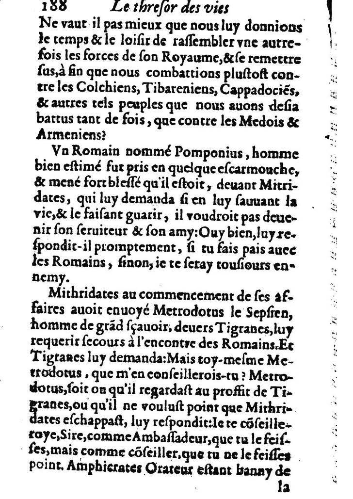 1611 - Pierre Rigaud - Trésor des vies de Plutarque - BM Lyon