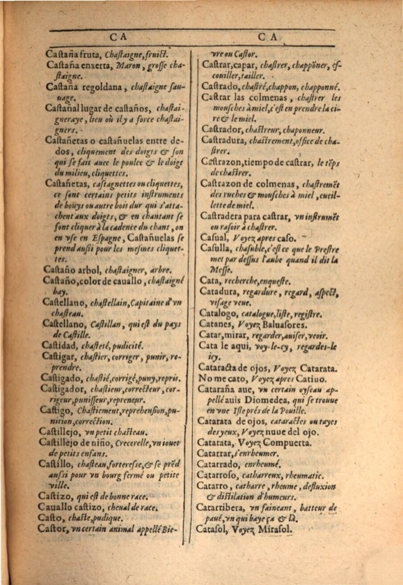1607 - Marc Orry - Trésor des deux langues espagnole et française (Première et Seconde parties) - ÖNB Wien