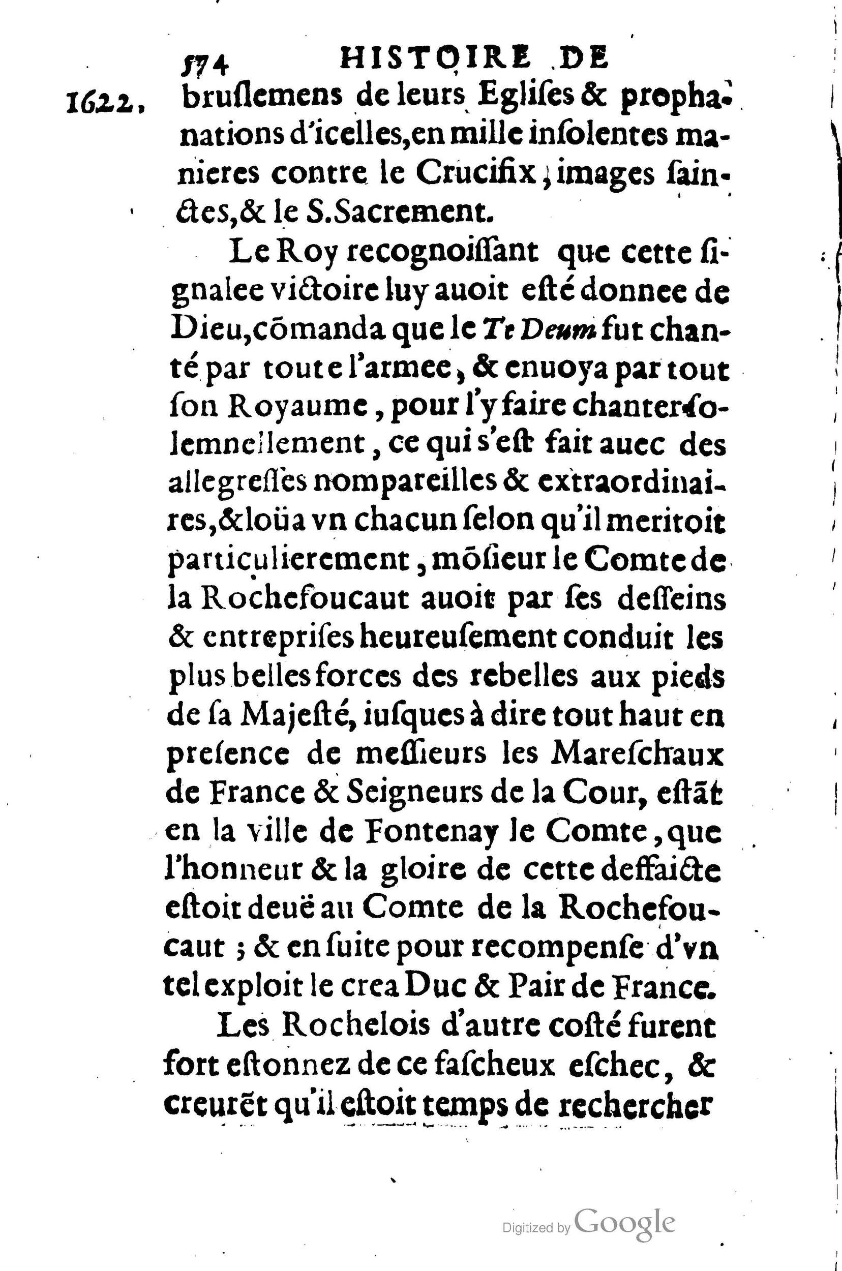 1623 - Joseph Bouillerot - Trésor de l’histoire générale de notre temps - BM Lyon