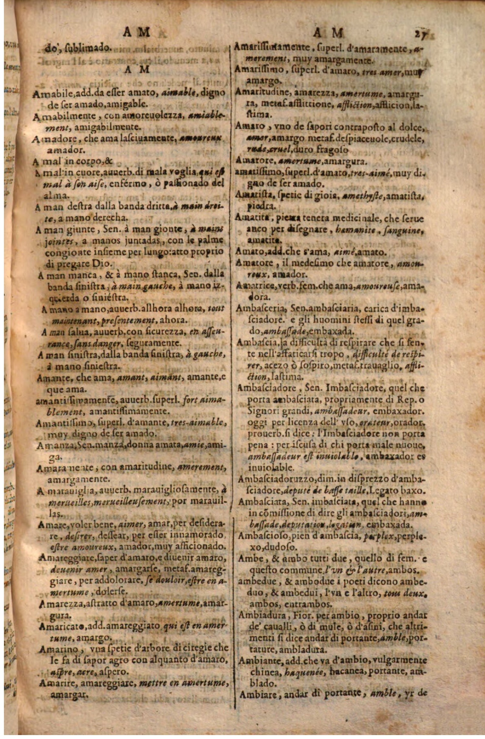 1644 - Jacques Crespin - Trésor des trois langues - Passau 1644 - Jacques Crespin - Trésor des trois langues - Passau