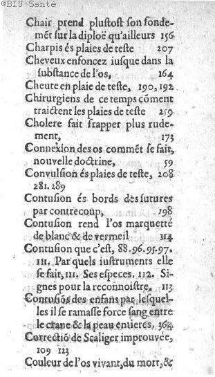 1612 - Thomas Portau - Trésor de chirurgie - BIU Santé