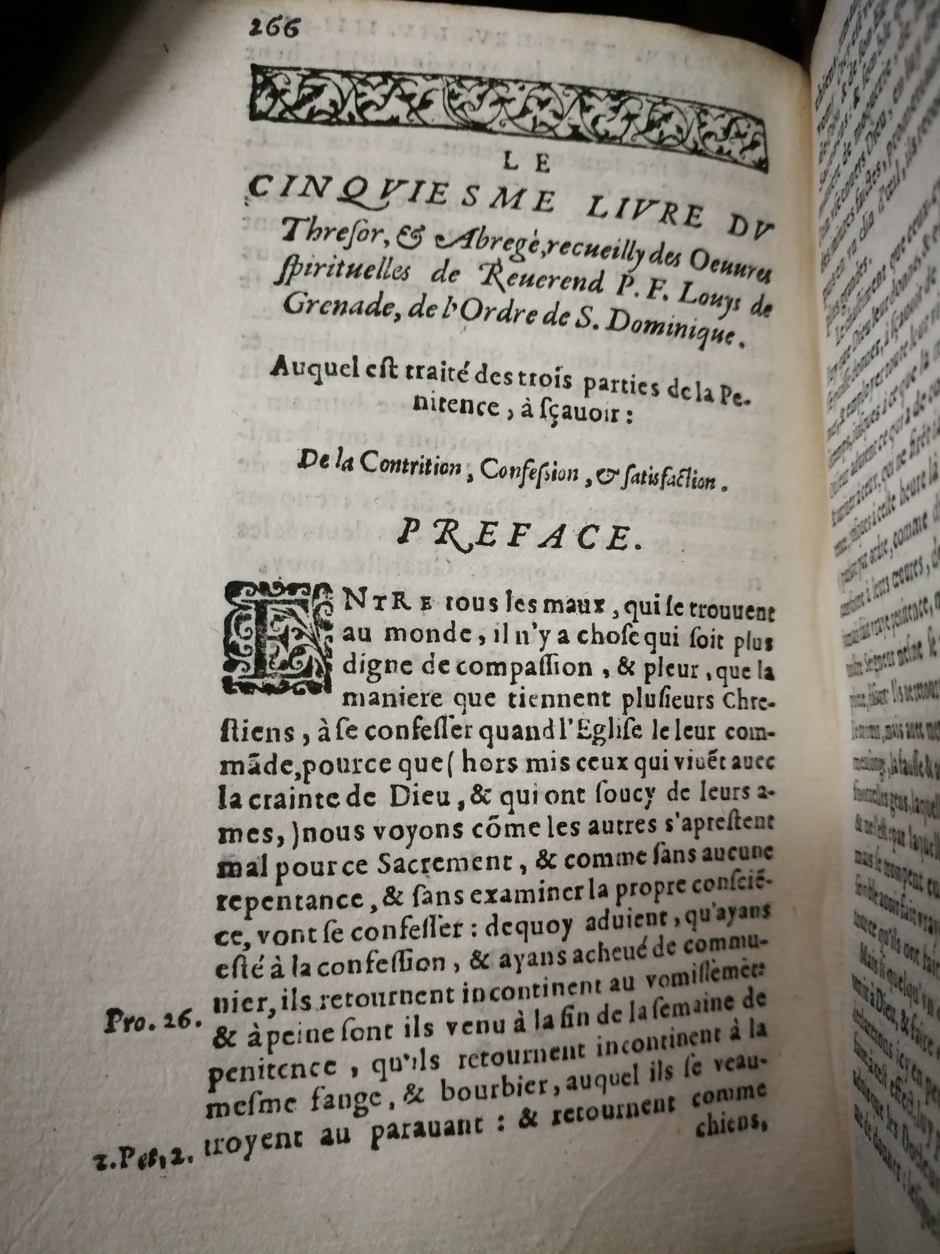 1596 - Balthazar Bellère - Trésor et abrégé de toutes les œuvres spirituelles du révérend Père F. Louis de Grenade - BU Lille 1596 - Balthazar Bellère - Trésor et abrégé de toutes les œuvres spirituelles du révérend Père F. Louis de Grenade - BU Lille