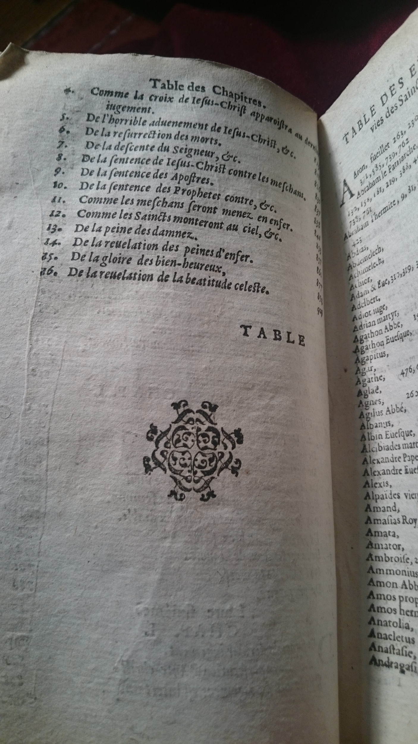 1596 - Jean Bogart - Trésor des faits et dits mémorables des hommes saints et illustres - BM Amiens