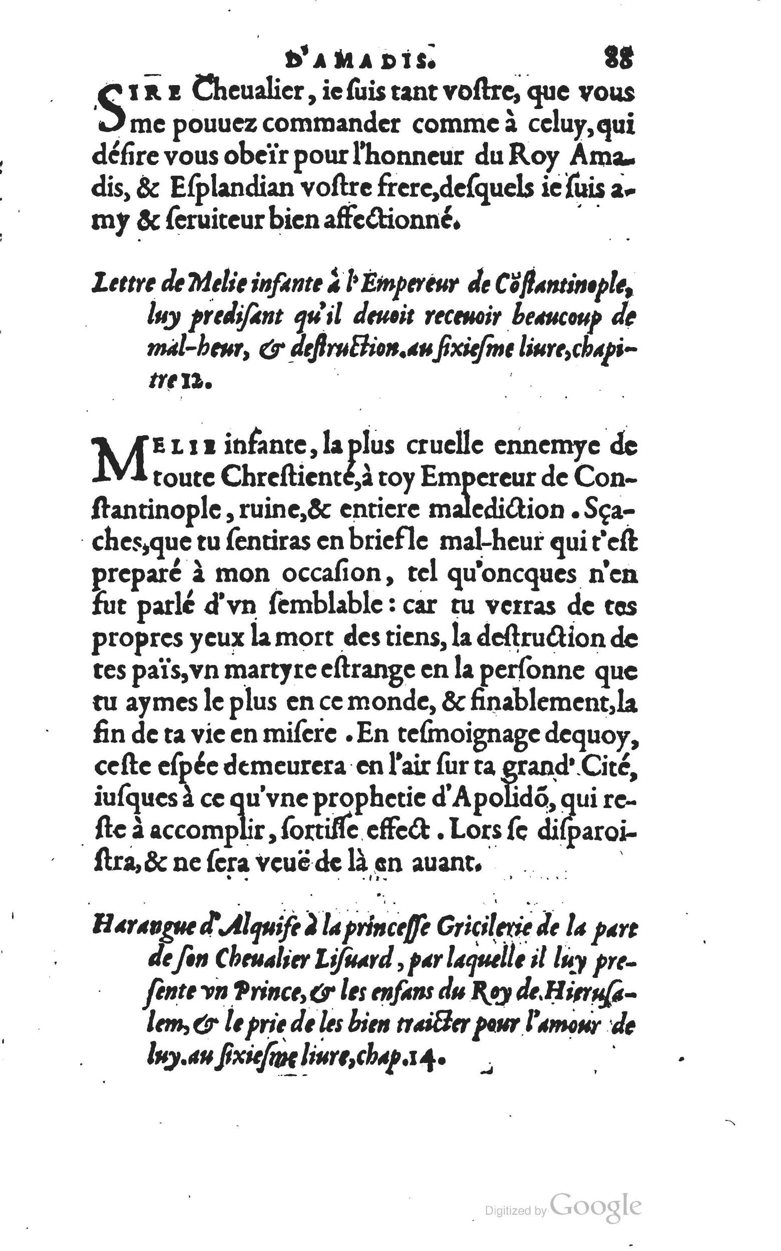1560 - Vincent Sertenas et Gilles Robinot - Trésor des Amadis - British Library