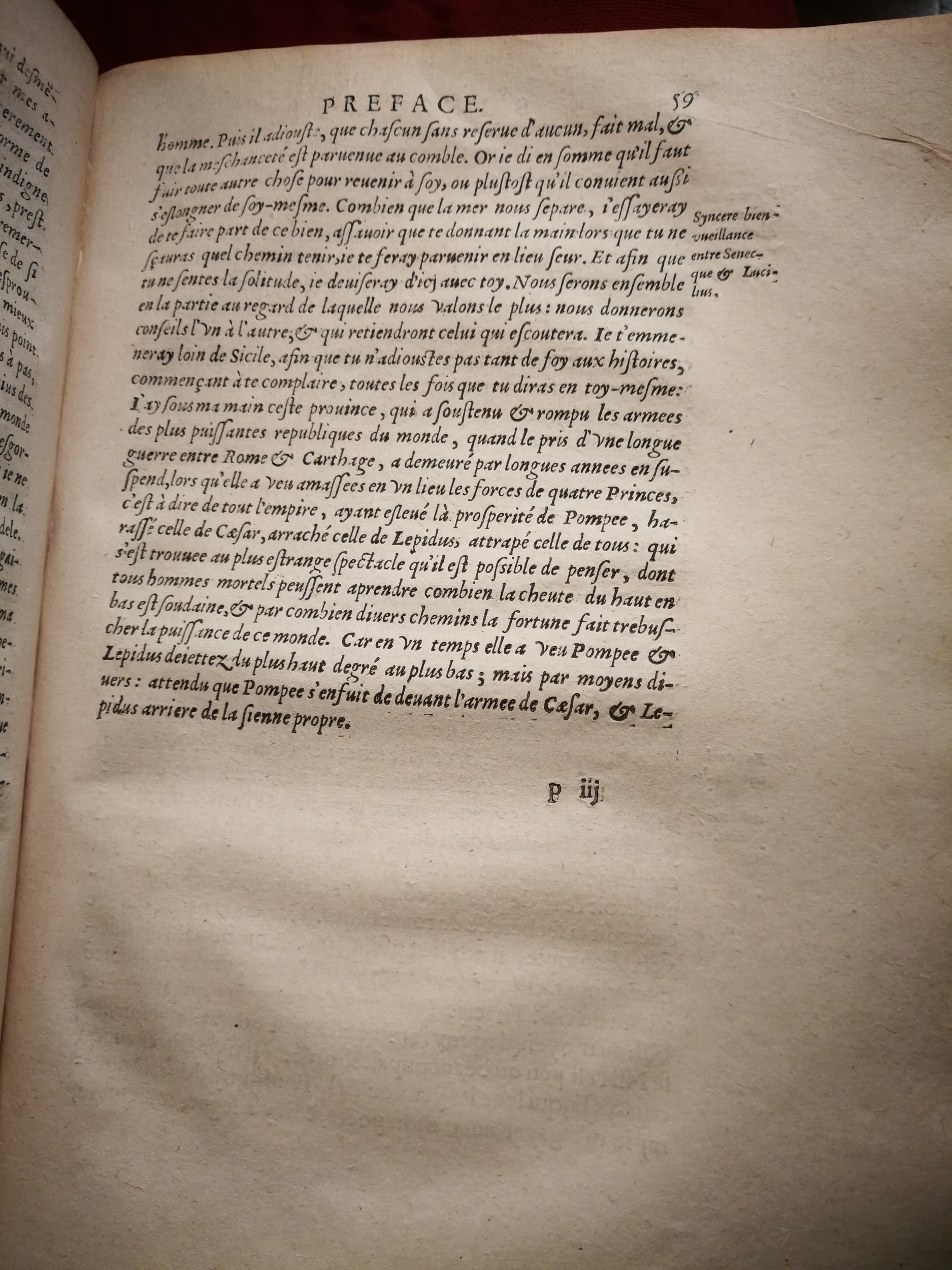 1595 - Jean Houzé - Œuvres morales et mêlées de Sénèque, Trésor de philosophie morale - T. 3 - BnF
