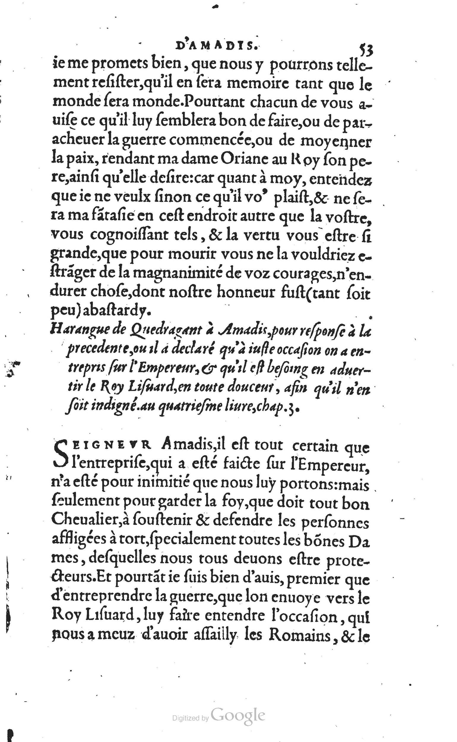 1560 - Vincent Sertenas et Gilles Robinot - Trésor des Amadis - British Library
