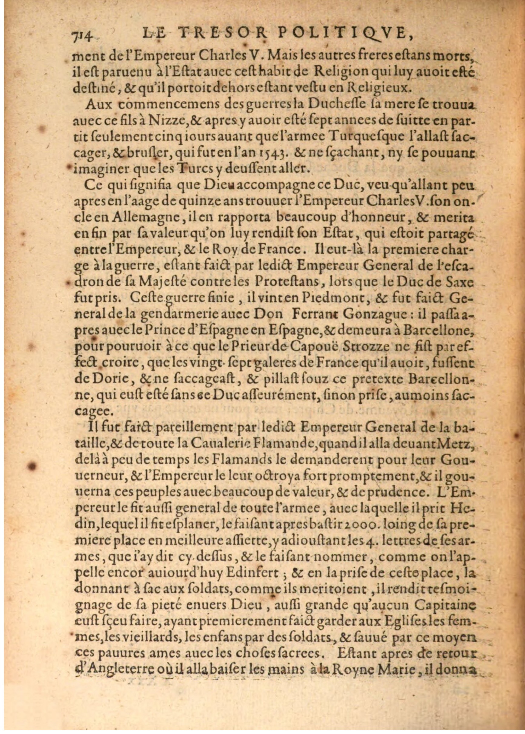 1608 - Pierre Chevalier - Trésor politique - BSB Munich