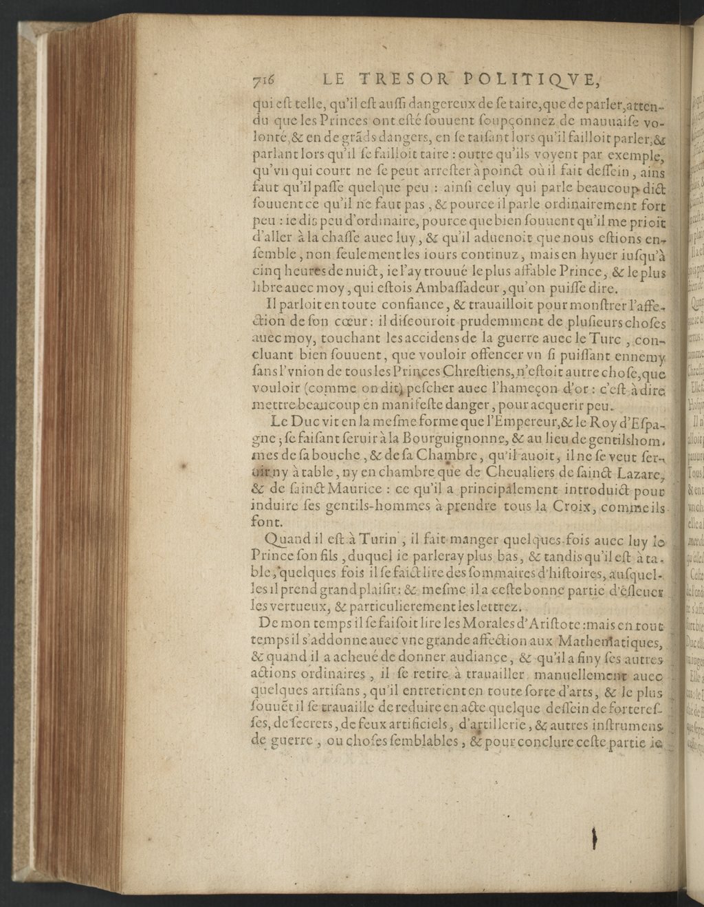1608 - Nicolas Du Fossé - Trésor politique - BnF Tolbiac