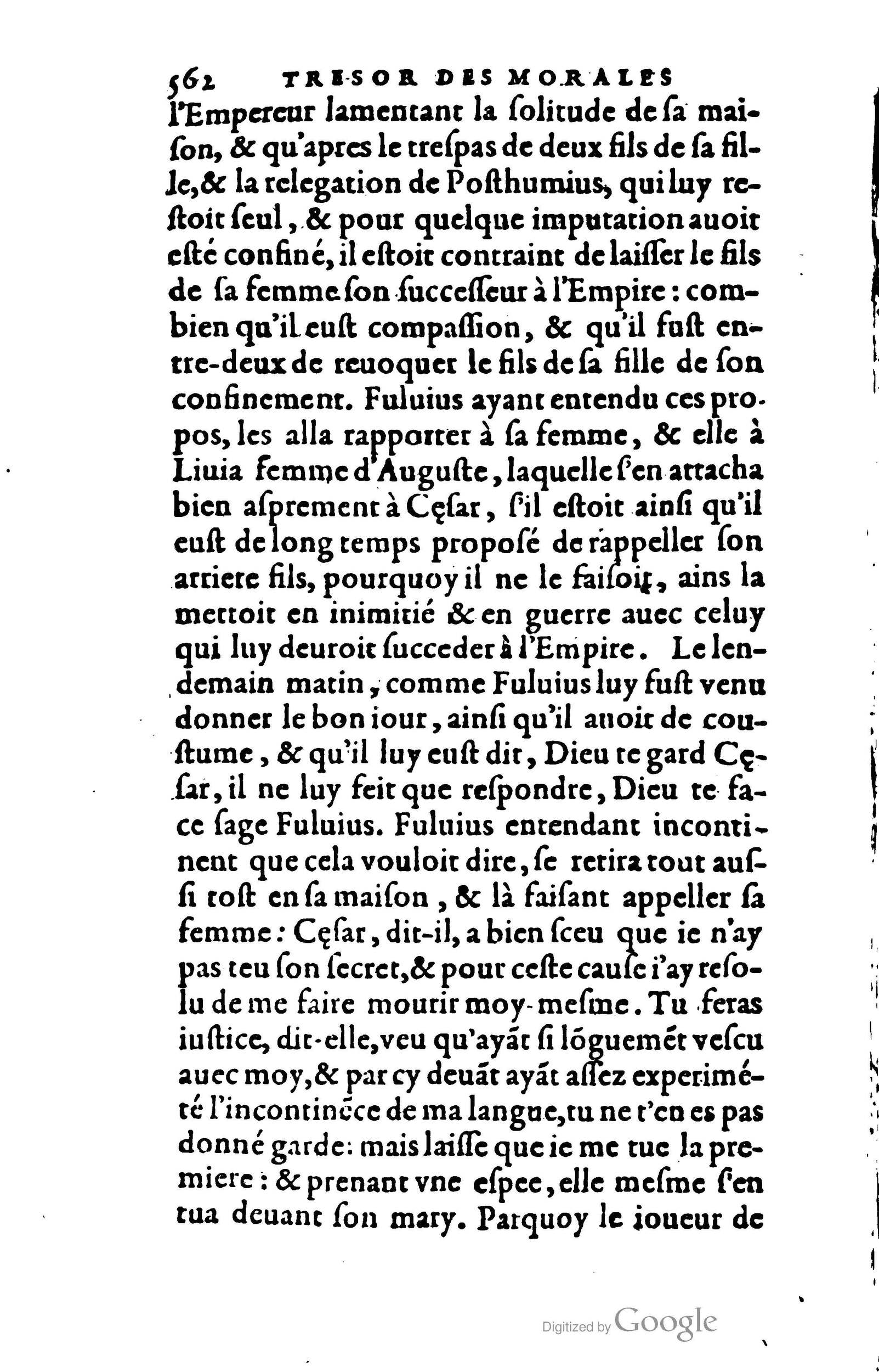 1578 - Jean Poupy - Trésor des morales de Plutarque - BSB Munich